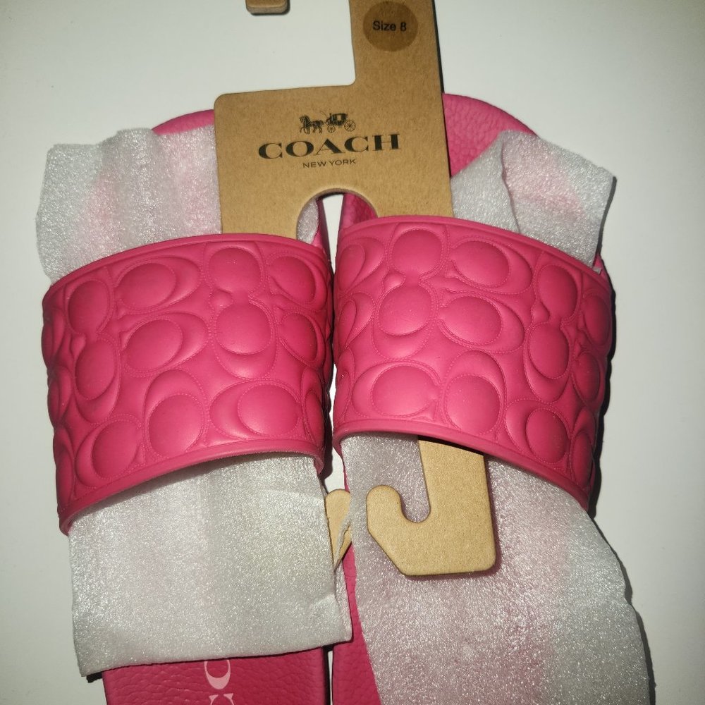 Pink Coach Slides